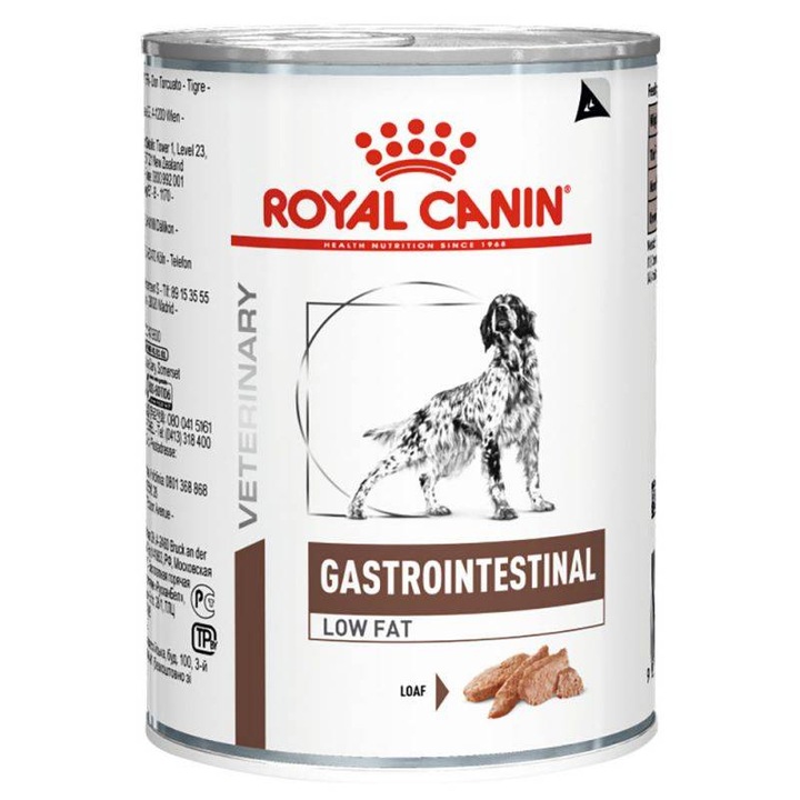 Hrana Dietetica pentru Caini Royal Canin VD, Gastro Intestinal Low Fat Dog, Conserva 420 g