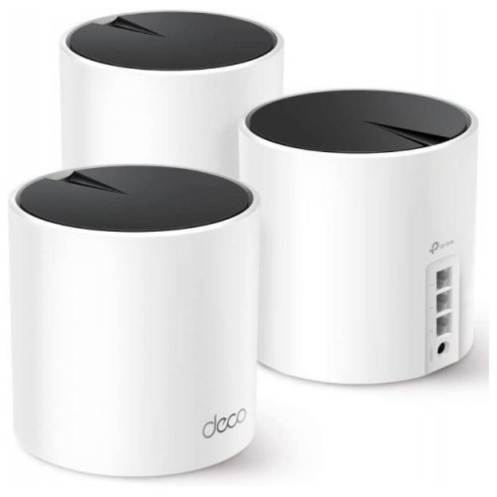 TP-Link Deco X55 AX3000 Whole Home Mesh WiFi 6 Unit System (3 Pack) White, 204546, Router