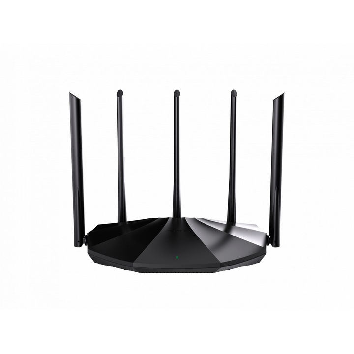 Wi-Fi 6 router, kétsávos 2,4 GHz/5 GHz, 300+1201 Mbps, 5x6 dBi, 4 gigabites port - TENDA TND-TX2-PRO