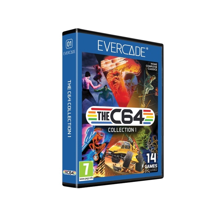 Игра Multi Game Cartridge, Evercade C1, The C64 Collection 1, 14in1, Ретро