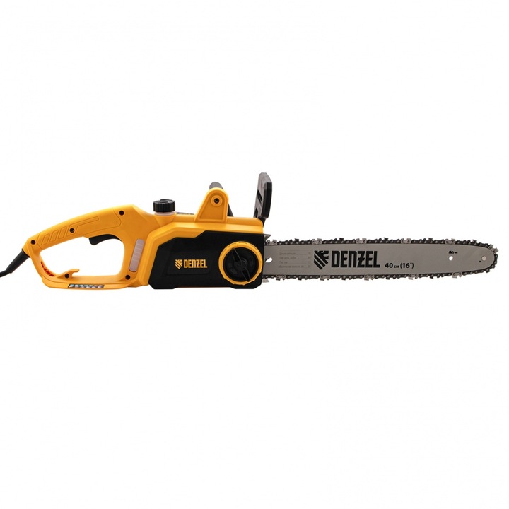 Elektromos fűrész, lánc EDS-1800P, transzv, 1,8 kW, tengely 40 cm, osztás 3/8, hézag 1,3 mm, 57 lengőkar, Denzel