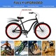 Set 2 Aparaturi Mountain Bike, Plastic, Portabile, Ajustabile, Negru