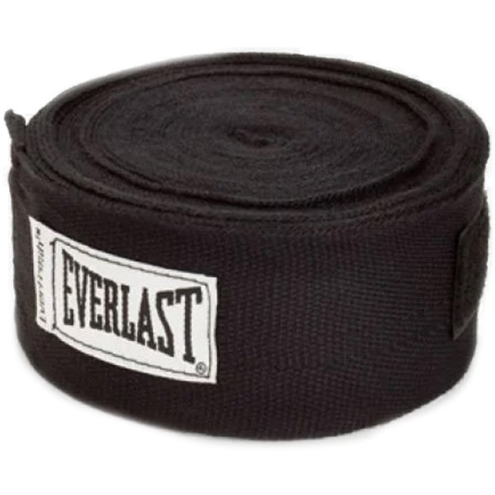 Set 2 bandaje box Everlast, 450 cm, negru