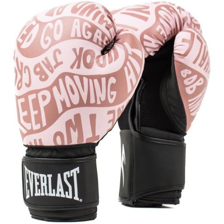 Боксови ръкавици Everlast Spark GL 10 oz, Розов/Златист