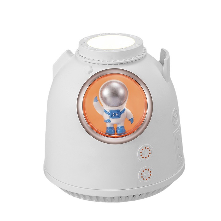 Umidificator camera copii Hippo G "Pink Adorable Pet" - M-221, USB, 320 ml, cu temporizator + lampa de noapte si mini ventilator detasabile