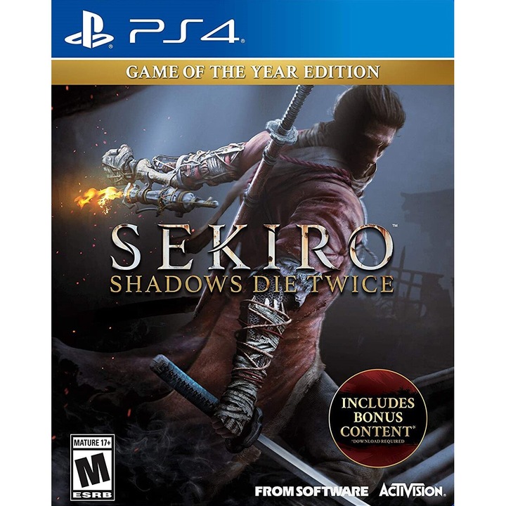 Joc Sekiro Shadows Die Twice Game of the Year pentru Playstation 4