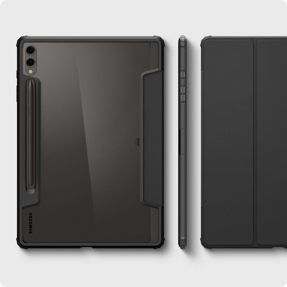Husa Spigen Ultra Hybrid Pro compatibila cu Samsung Galaxy Tab S9 Plus 12.4 inch Black