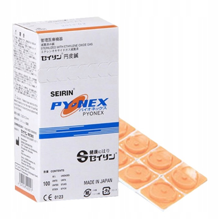 Set 100 ace de acupunctura profesionale, sterile, pentru urechi, 0.15x0.6 mm, ideale in auriculoterapie, tratamente specifice si terapie alternativa, precizie in aplicare