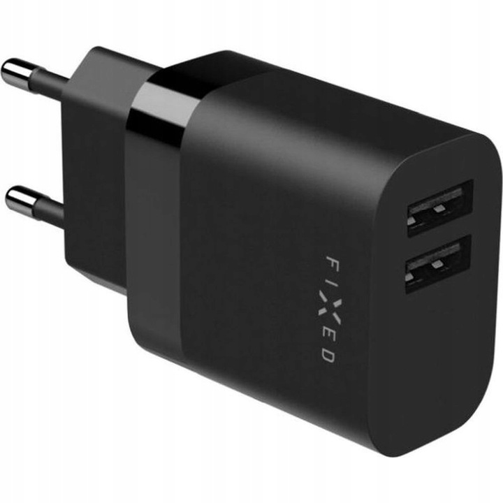 Adaptor telefon, FIXED, USB-A, Negru