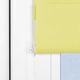 Roleta textila, Clasica, instalare non-invaziva, rulou Zi si Noapte, Jaluzea, P+R, 50 x 220 cm, galben lime, balcon