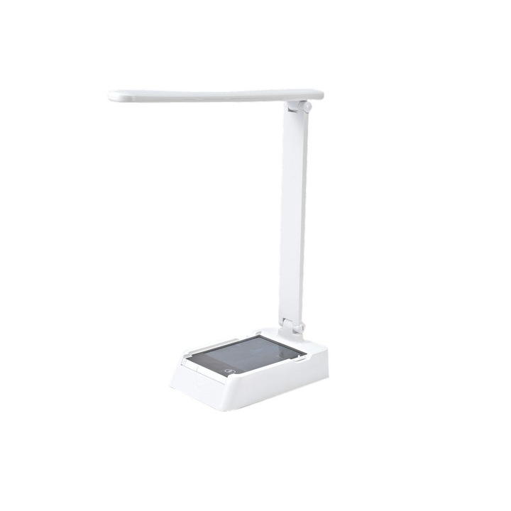 Lampa de masa, YOURZ, Q18, Baterie incorporata, Alb