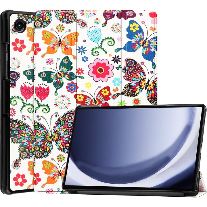 Kалъф Revomag, За Таблет Samsung Galaxy Tab A9 Plus 11.0", Smart Cover, Butterflies