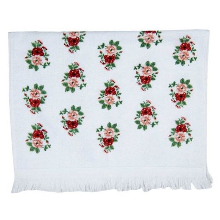 Prosop de maini si fata bumbac Roses 40x66 cm