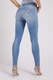 GUESS, Blugi skinny cu aspect decolorat, Albastru deschis, 30