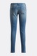 GUESS, Blugi skinny cu aspect decolorat, Albastru deschis, 30