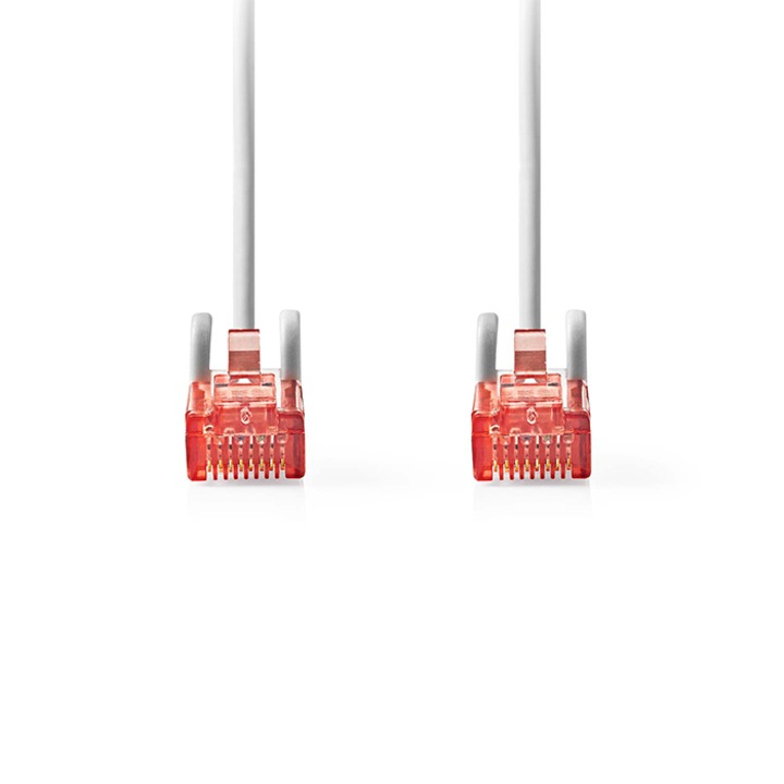 Мрежов кабел CAT 6, U/UTP, сив, 1 м