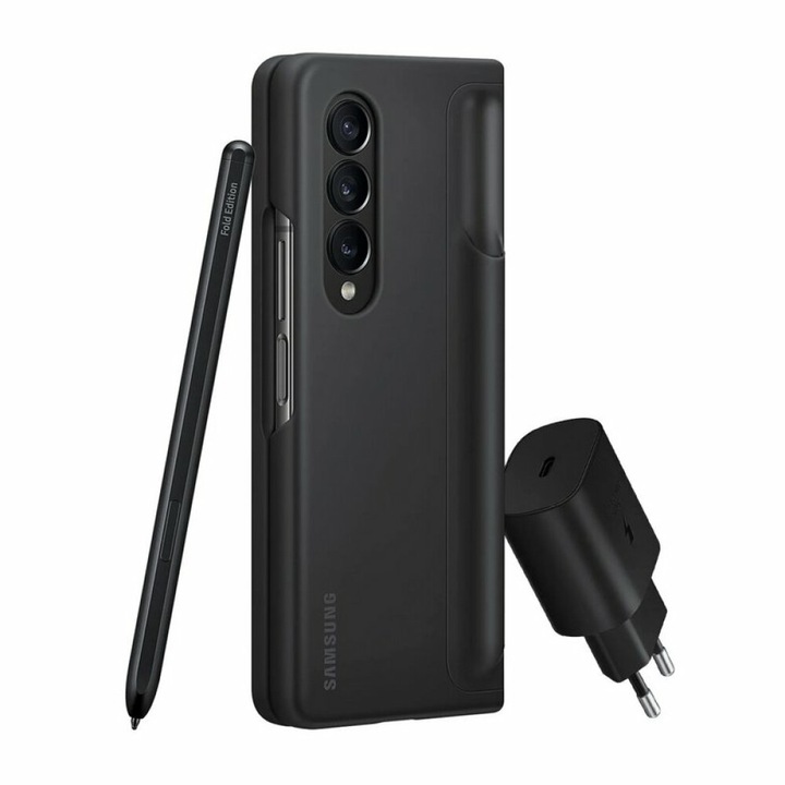 Защитен калъф с S Pen + зарядно EP-TA800N 25W Galaxy Z Fold 4 черен EF-OF93KKBE L1389