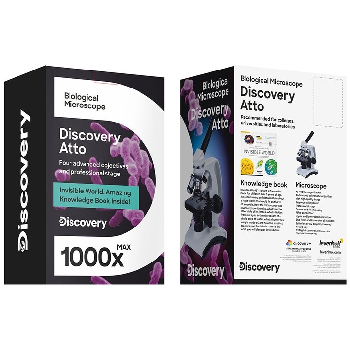 Microscop, Discovery, Atto Polar, cu carte