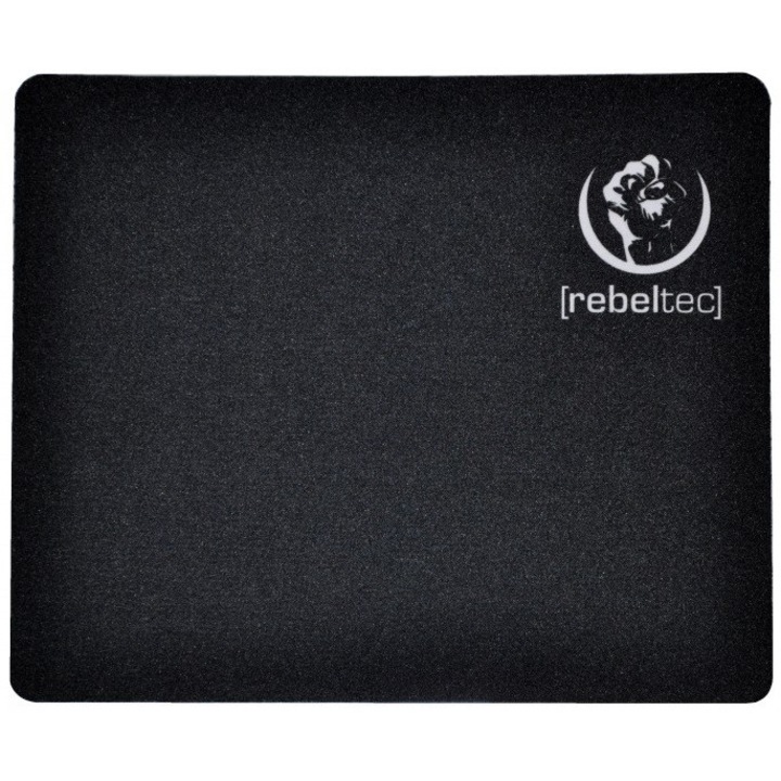 Egérpad - Rebeltec SliderS - fekete egérpad (240 x 200 mm, szövet)