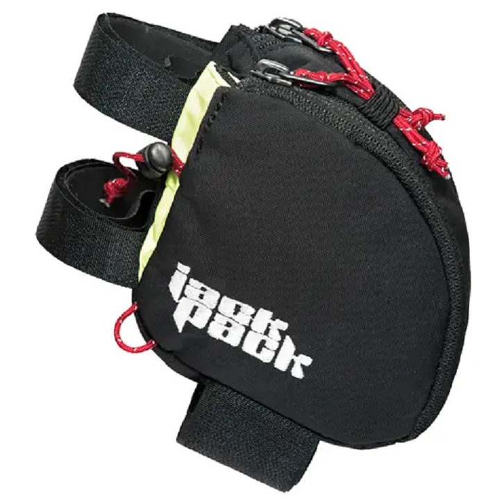 Geanta pentru cadru de bicicleta, Jack Pack, Cordura, 1 l, 22 x 12 cm, 153 g, Negru