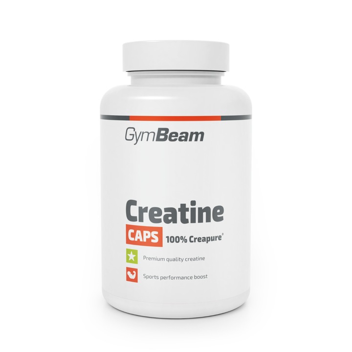 Creatine CAPS 100% Creapure®, GymBeam, 120 capsule