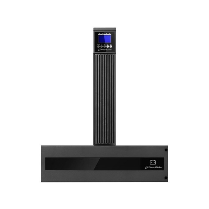 Vésztáp, PowerWalker, 6000VA, Fekete