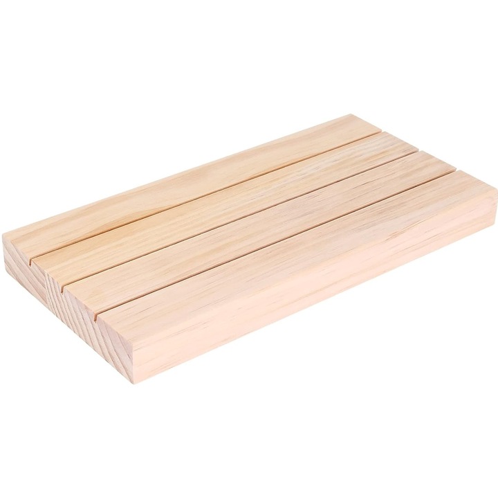 Fából készült ékszertartó, 26 x 13 x 2,5 cm, strapabíró