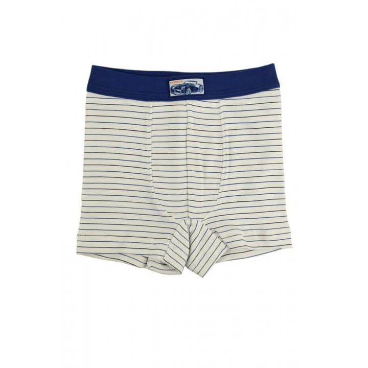 Sanetta fehér, csíkos fiú alsó – 116