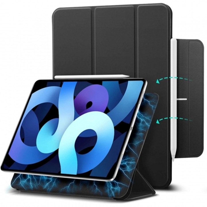 Защитен калъф за таблет ESR, Rebound Magnetic за Apple iPad AIR 4 2020/ AIR 5 2022, черен