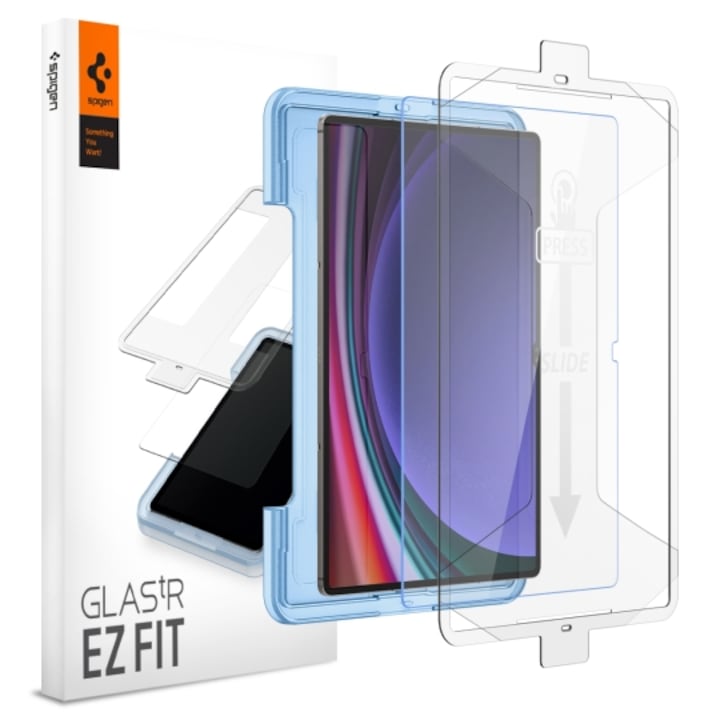 Folie de protectie tableta Spigen, Glas.tR EZ Fit pentru Samsung Galaxy TAB S9 ULTRA 14.6 X910/ X916B