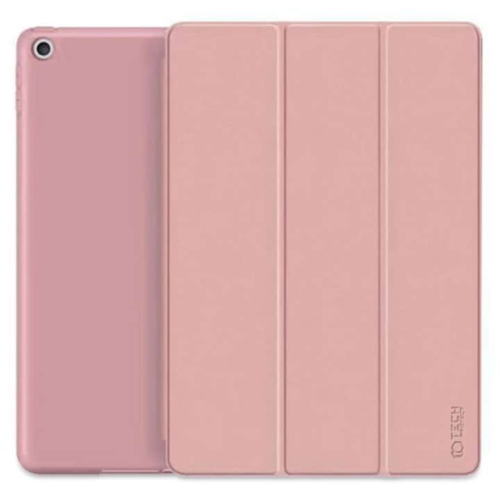 Tech-Protect tablet védőburkolat, Smartcase Apple iPad 10.2 2019/2020/2021-hez, rózsaszín/arany