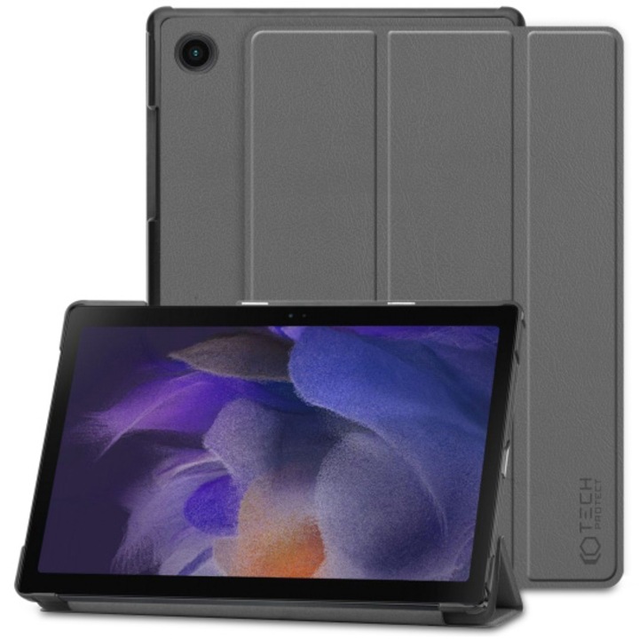 Tech-Protect tablet védőtok, Smartcase for Samsung Galaxy TAB A8 10.5 X200/ X205, szürke
