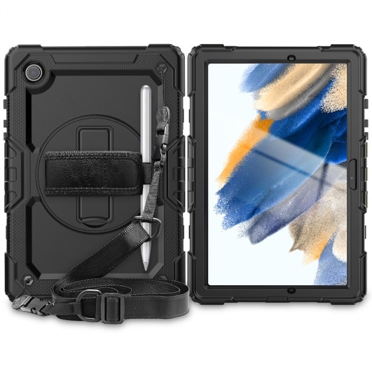 Husa de protectie tableta Tech-Protect, Solid360 pentru Samsung Galaxy TAB A8 10.5 X200/ X205, Negru