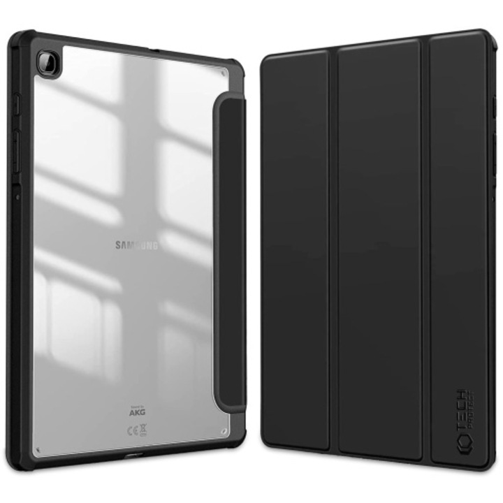 Husa de protectie tableta Tech-Protect, Smartcase Hybrid pentru Samsung Galaxy TAB S6 LITE 10.4 2020/ 2022, Negru