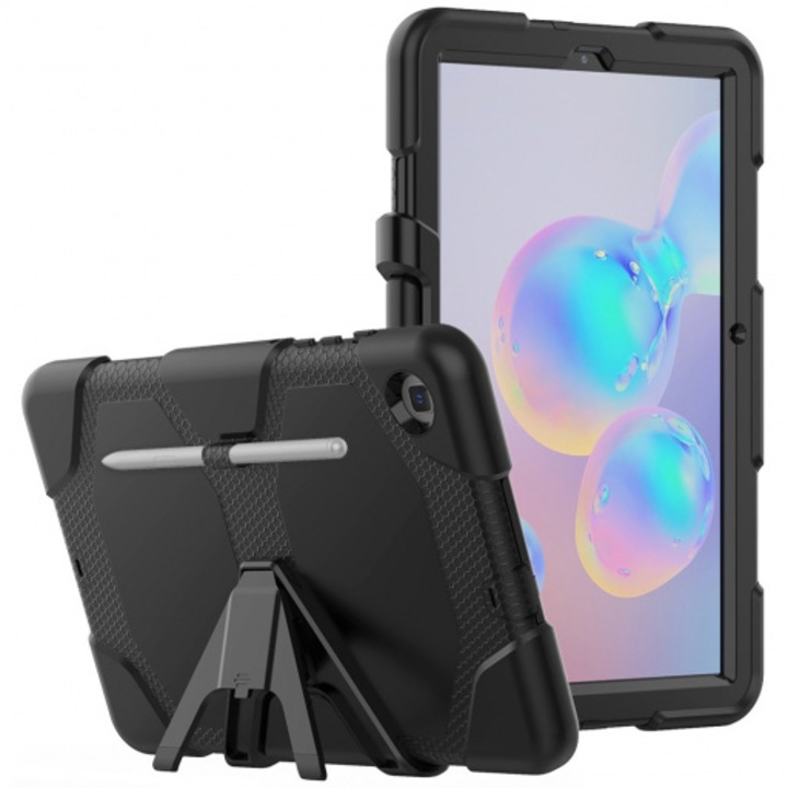 Защитен калъф за таблет Tech-Protect, Survie за Samsung Galaxy TAB S6 LITE 10.4 2020/ 2022, черен