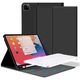 Husa de protectie tableta cu tastatura Tech-Protect, Spatiu depozitare Pen, pentru Apple iPad PRO 11 2020/ 2021/ 2022, Negru