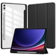Husa de protectie tableta Tech-Protect, Hybrid, Spatiu depozitare Pen, pentru Samsung Galaxy TAB S9+ PLUS 12.4 X810/ X816B, Negru