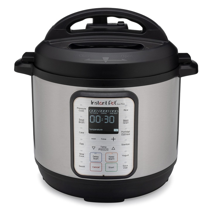 Херметичен мултикукър Instant Pot, DUO PLUS, 13 програми, Вътрешен съд от неръждаема стомана, 5.7 литра