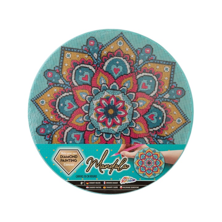 Set de creatie cu margele Moxy - Mandala, verde