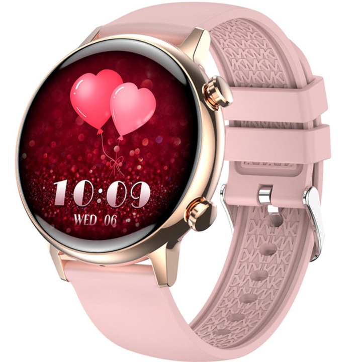 Smartwatch, Rubicon, RNCF17, Bluetooth, Silicon, 1.1", Roz