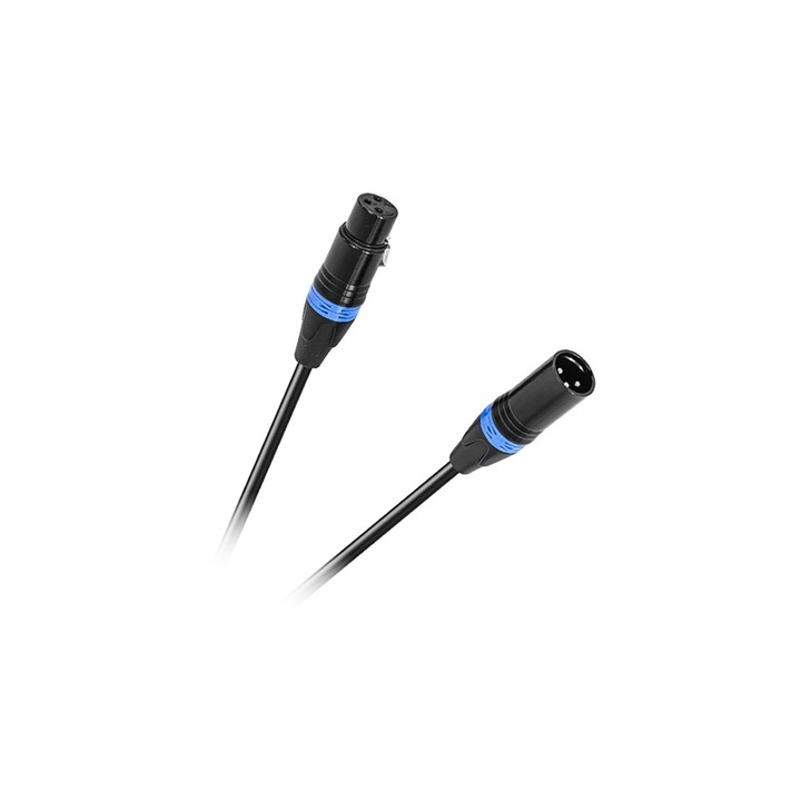 Cablu microfon DMX, XLR tata - XLR mama 0.6 m