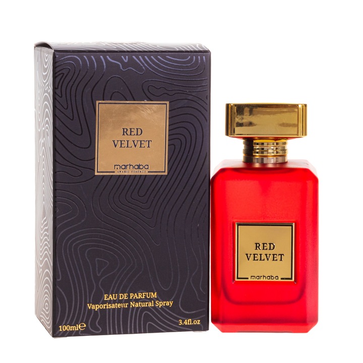 Apa de parfum Red Velvet Marhaba, 100 ml, Dama