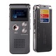 Reportofon digital 8GB multifunctional, portabil, negru, mini