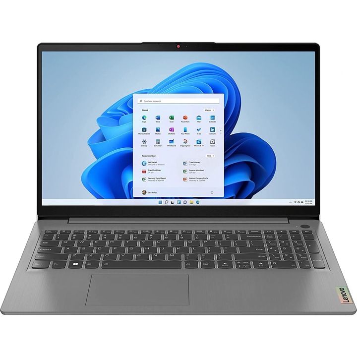 Laptop Lenovo Ideapad 3, Intel Core i3-1115G4, 8GB, DDR4, SSD 256GB, Arctic Grey