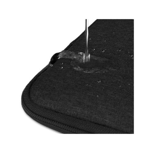 Husa laptop impermeabila, protectie tripla, negru, 14 inch, cu buzunar pentru accesorii