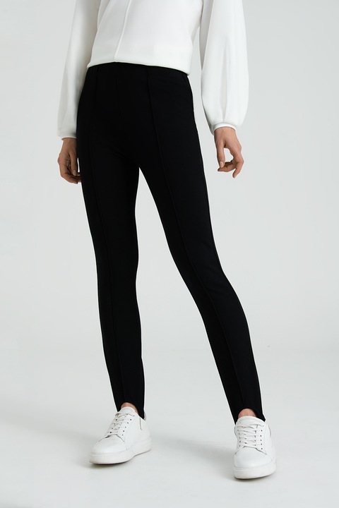 GreenPoint, Colanti cu bareta la calcai, Negru, 46