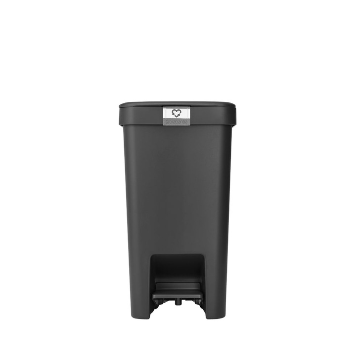 Кош за смет с педал Brabantia StepUp 16L, Dark Grey, Тъмно сив