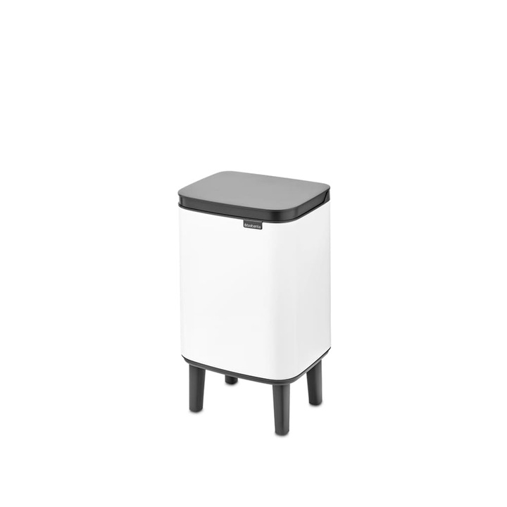Кош за смет Brabantia Bo Small Hi 4L, White, Бял