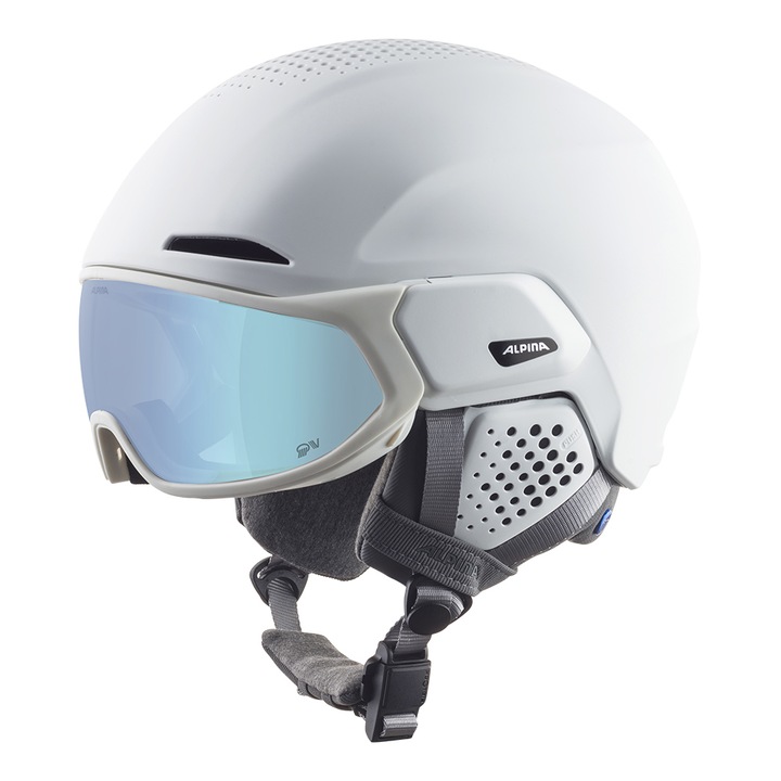 Casca Alpina Alto QV white matt/ice blue 55-59cm