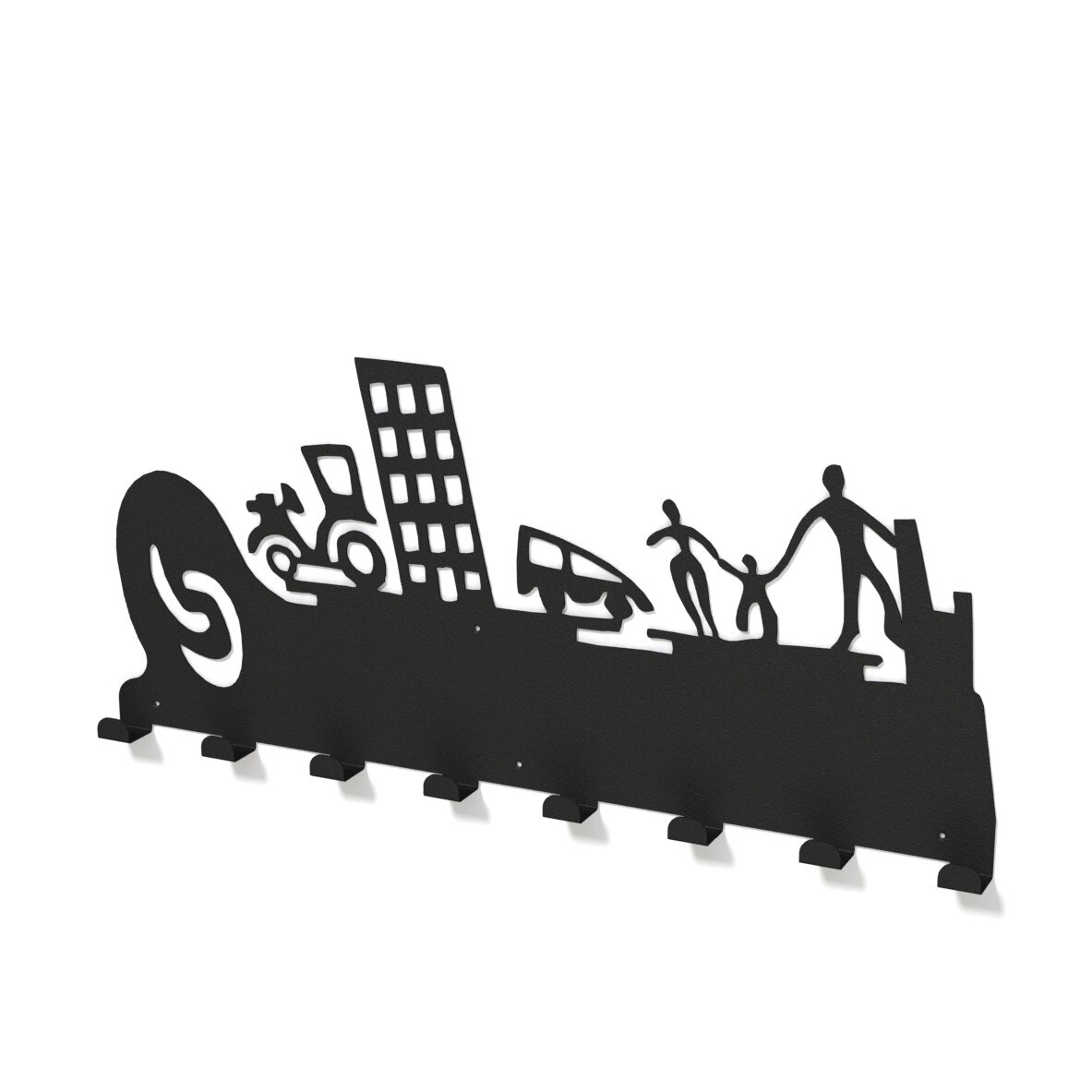 Cuier metalic ALEGORIE -model 3194 Negru